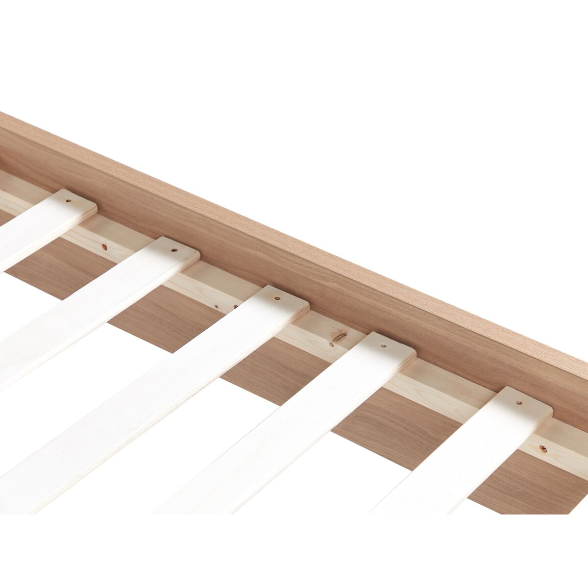 Łóżko tapicerowane 180 x 200 cm szare IZERNORE