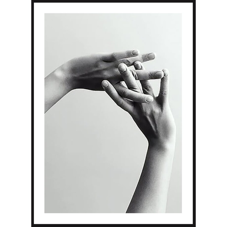 Poster Story, Plakat, Obraz - Splecione Palce, wymiary 50 x 70 cm