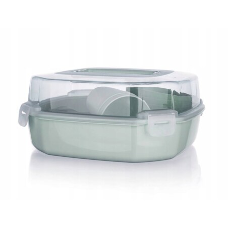 ZESTAW KEMPINGOWY PIKNIKOWY dla 4 os. w pudełku na plaże grilla piknik box