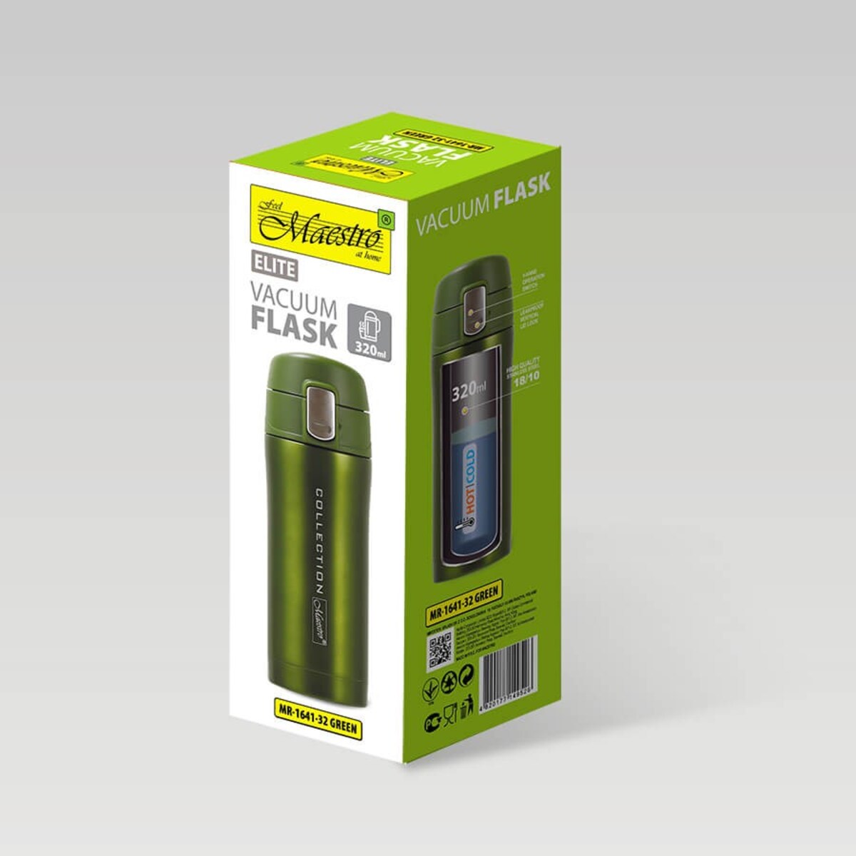 Kubek termiczny na kawę do kawy 320ml zielony MAESTRO MR-1641-32-GREEN