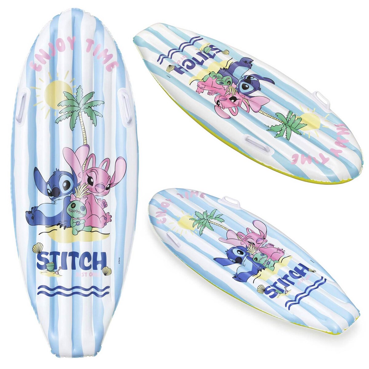 Dmuchana deska do pływania Bestway 9104V Stitch Surfing materac dla dzieci