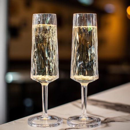 Kieliszki do szampana CLUB No. 14, superglas, 2 x 100 ml, KOZIOL
