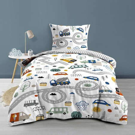 Komplet pościeli dziecięcej AUTOSTRADA 140x200 cm