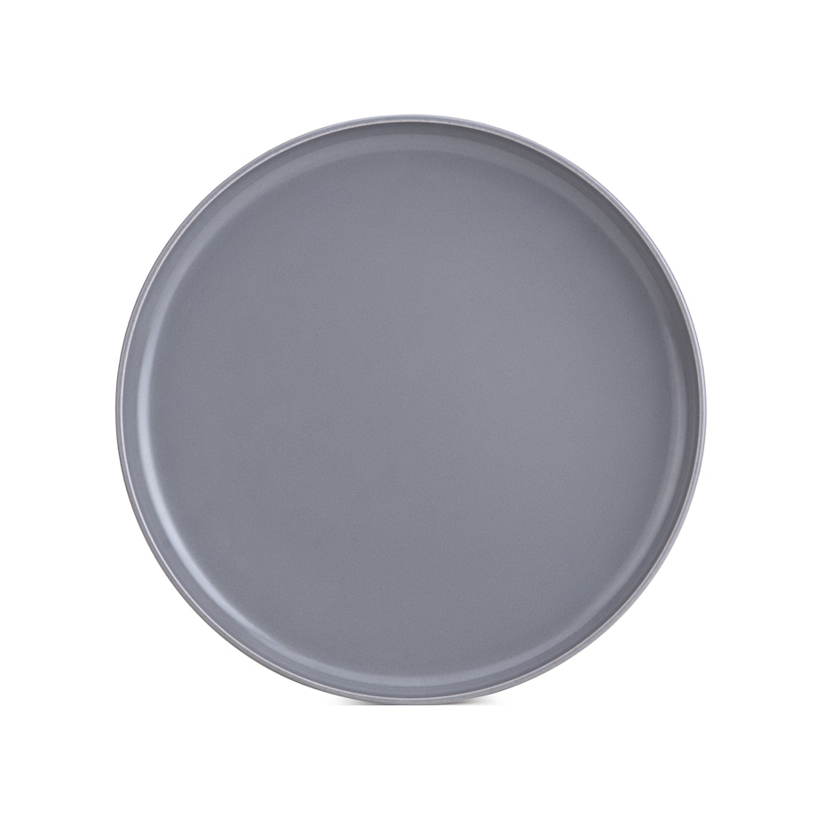 KONSIMO VICTO Zestaw obiadowy dla 6 osób w kolorach czarnym, szarym i białym (18 elementów)