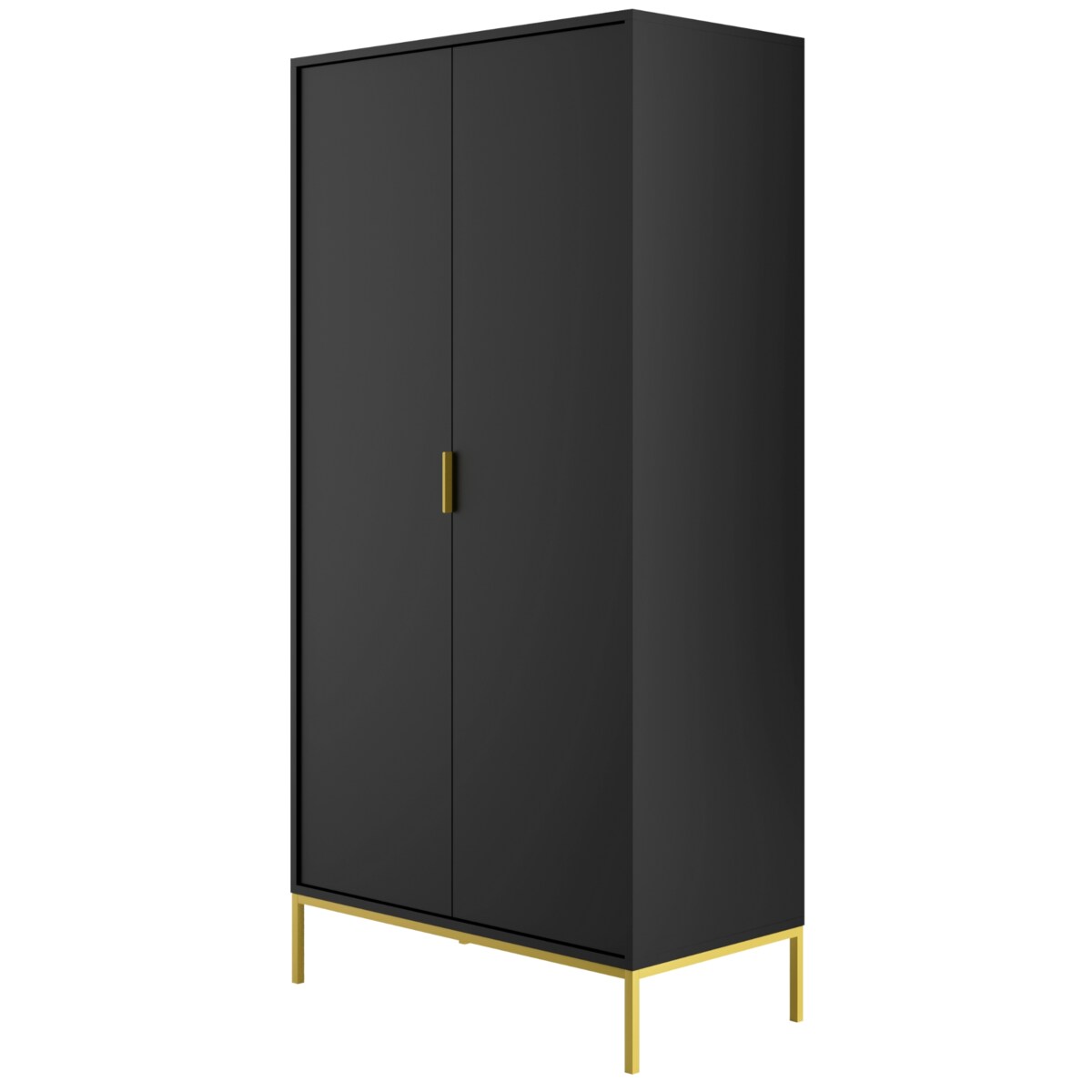 Szafa Austin czarna & złota