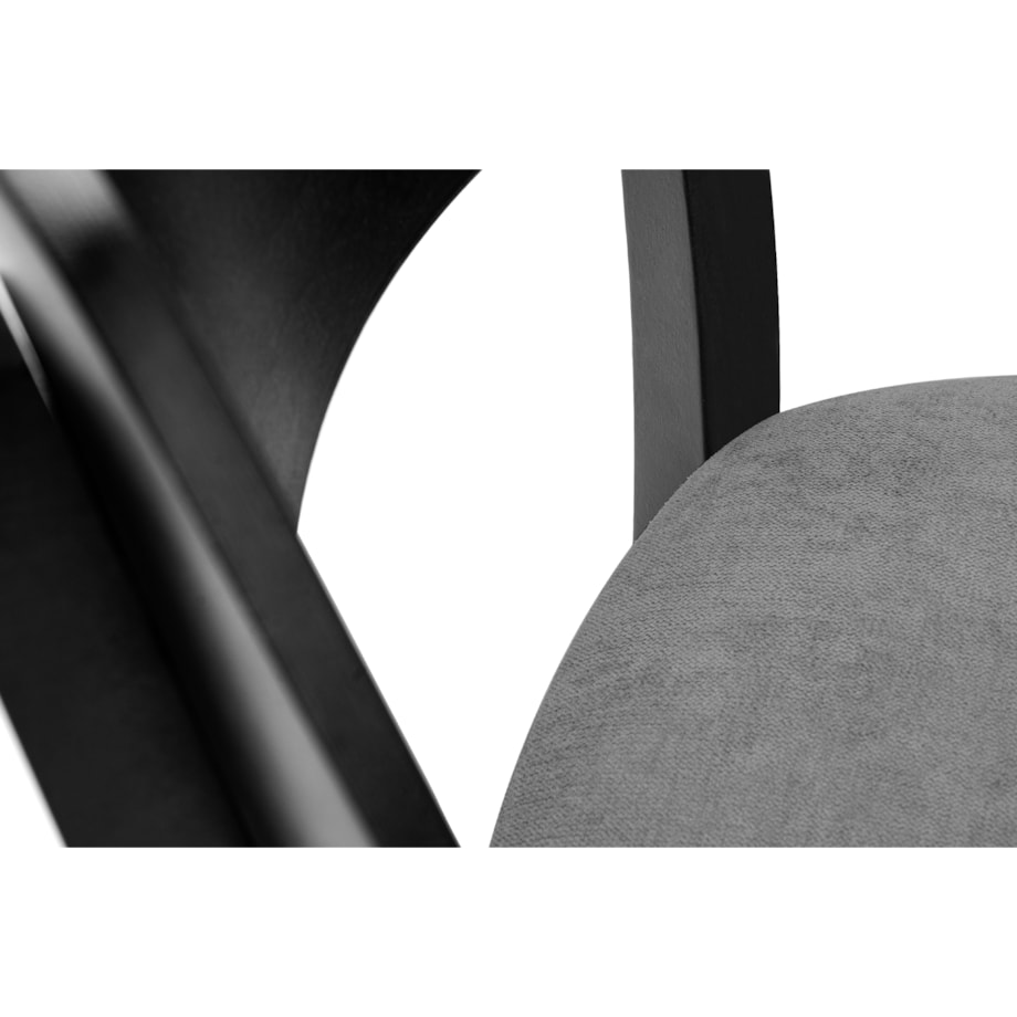 KONSIMO VINIS nowoczesne krzesła drewniane 2 sztuki w kolorze szarym