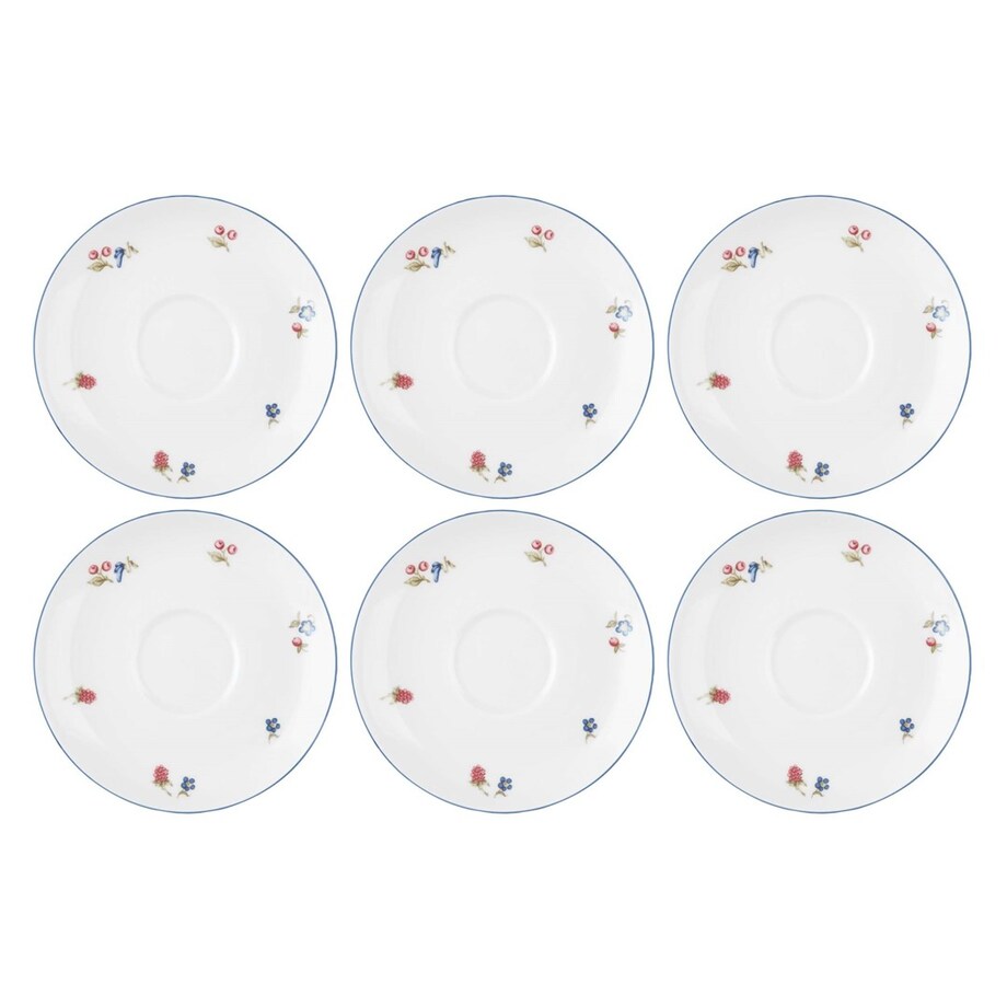 SELTMANN SONATE NOSTALGIA Zestaw 6 spodków 13 cm