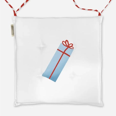 Poduszka świąteczna na krzesło - Minimalistyczny prezencik
