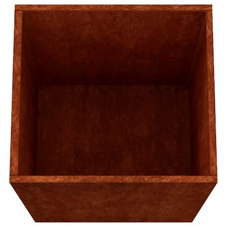 vidaXL Donica, 52x48x75 cm, stal kortenowska