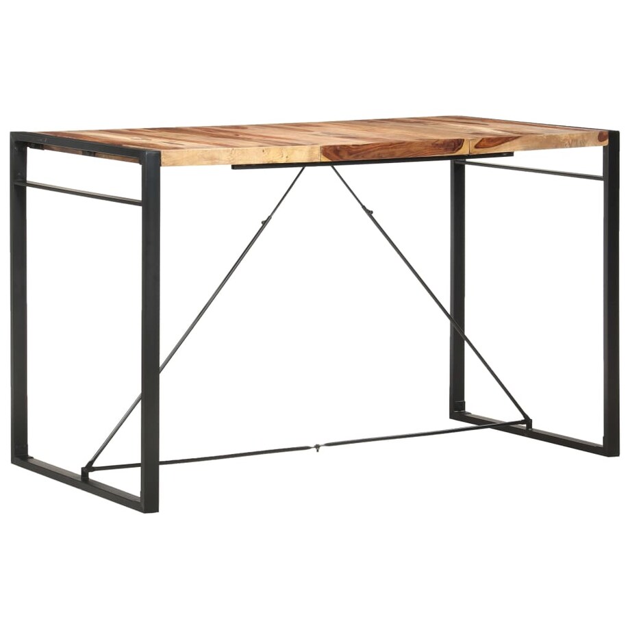 vidaXL Stolik barowy, 180x90x110 cm, lite drewno akacjowe