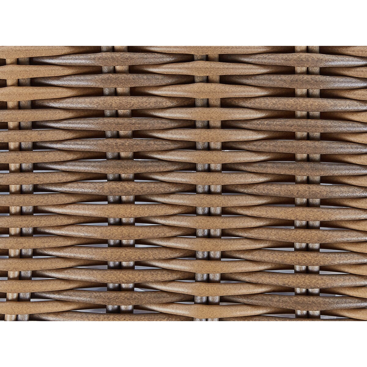 Zestaw 2 koszy na kwiaty z technorattanu brązowy ORMOS