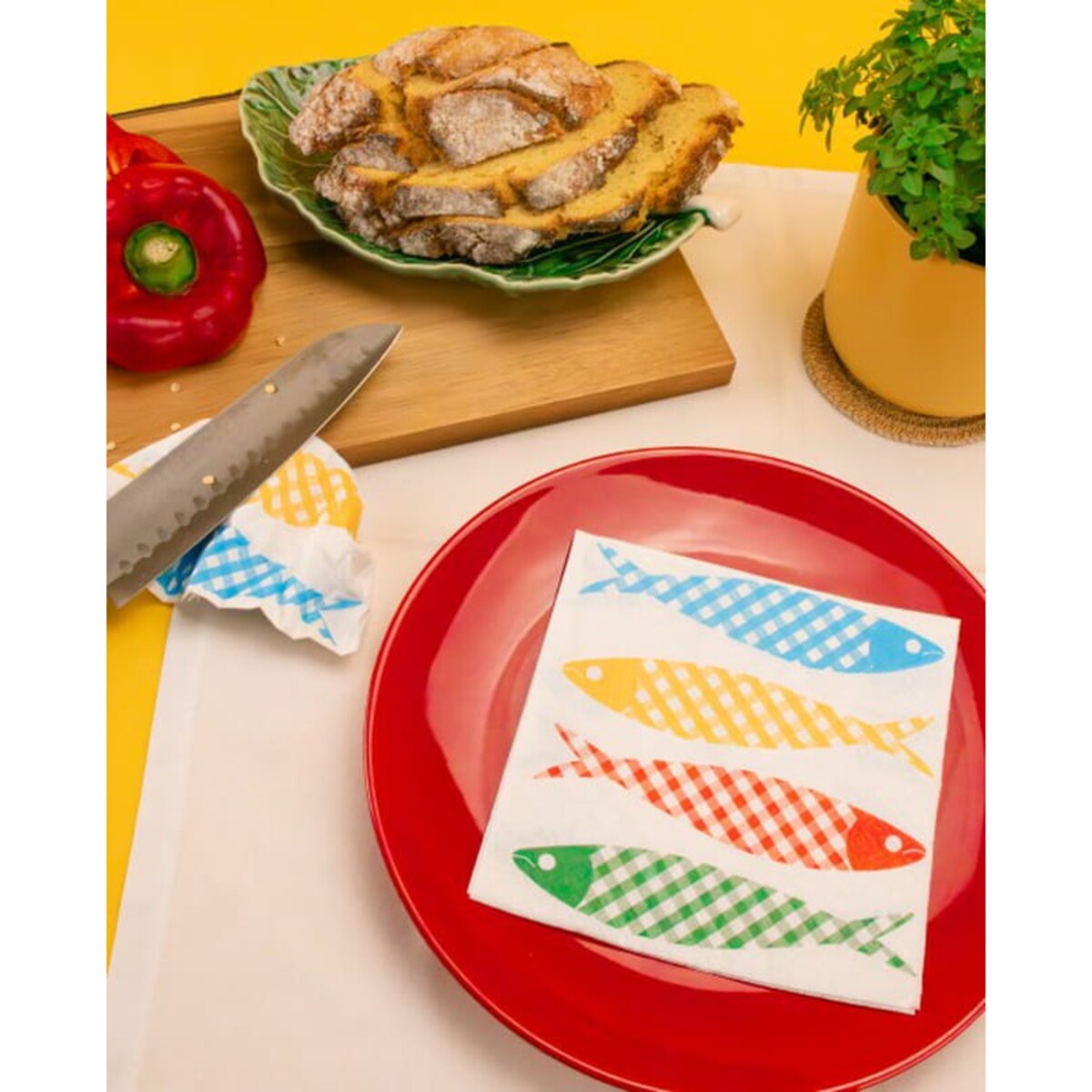 Serwetki Renova Sardines 20szt 33x33cm