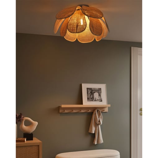 Lampa sufitowa CHIREDZI Rattan Naturalny