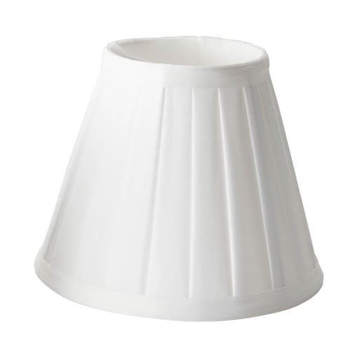 Abażurowy klosz do lampy Clip Shades LS162-WHT Elstead len klips biały