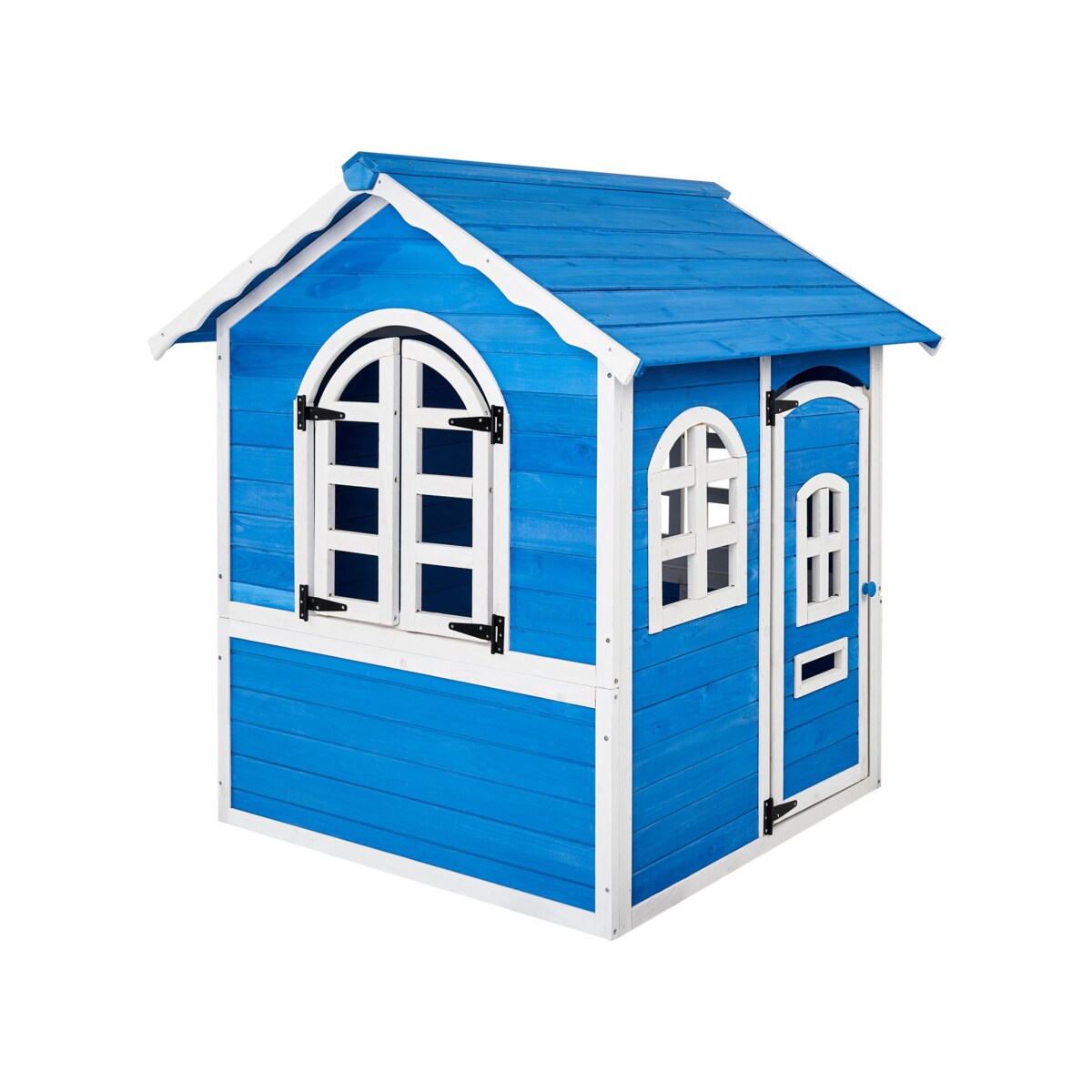 Domek ogrodowy dla dzieci drewniany niebieski KOKKONI