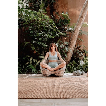 KRZESŁO DO JOGI INDIANA SZARY