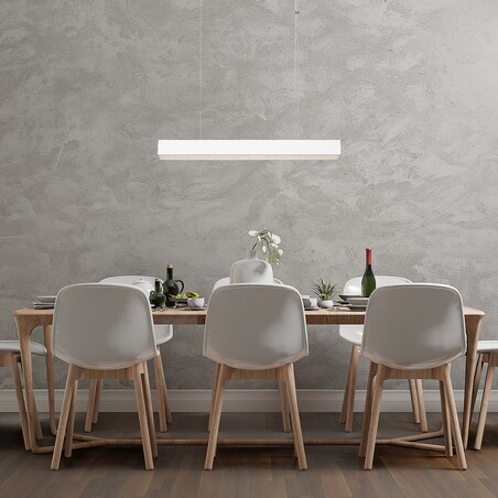 Lampa sufitowa wisząca Light Prestige Mira biały LED 2700K-6500K (SMART) 1 szt.