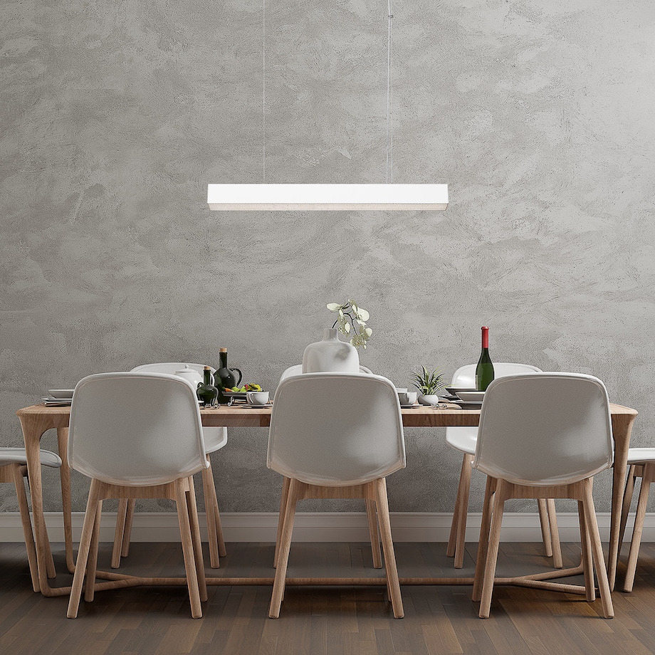 Lampa sufitowa wisząca Light Prestige Mira biały LED 2700K-6500K (SMART) 1 szt.
