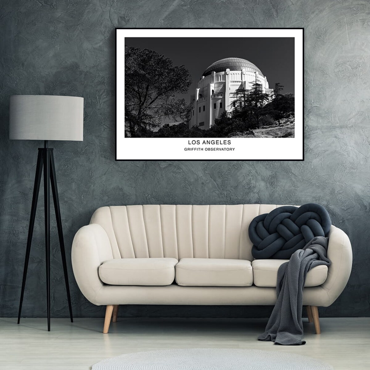 plakat griffith observatory los angeles 50x70 cm