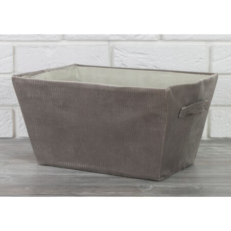 PUDEŁKO organizer na drobiazgi SZARE 34x26cm