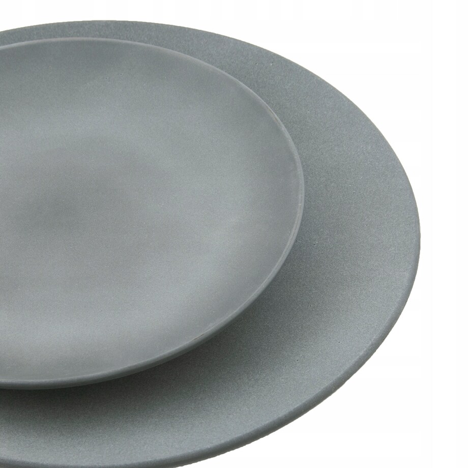 TALERZ HEDVIG deserowy szary śr. 21cm