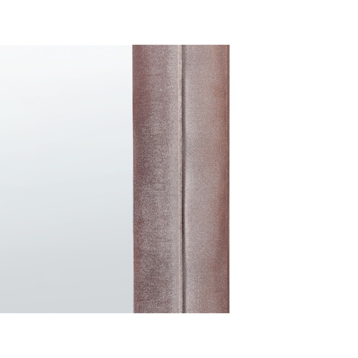 Lustro ścienne CULAN 60 cm 160 cm Welur Różowy