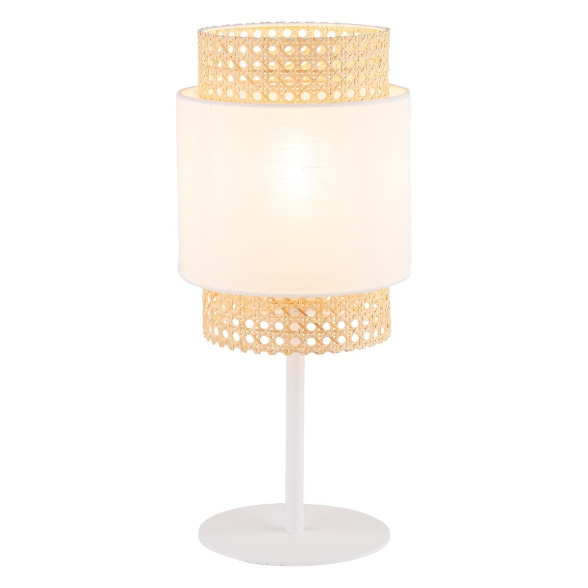 Lampka nocna ekologiczna tuba Boho 6565 TK Lighting naturalna biała