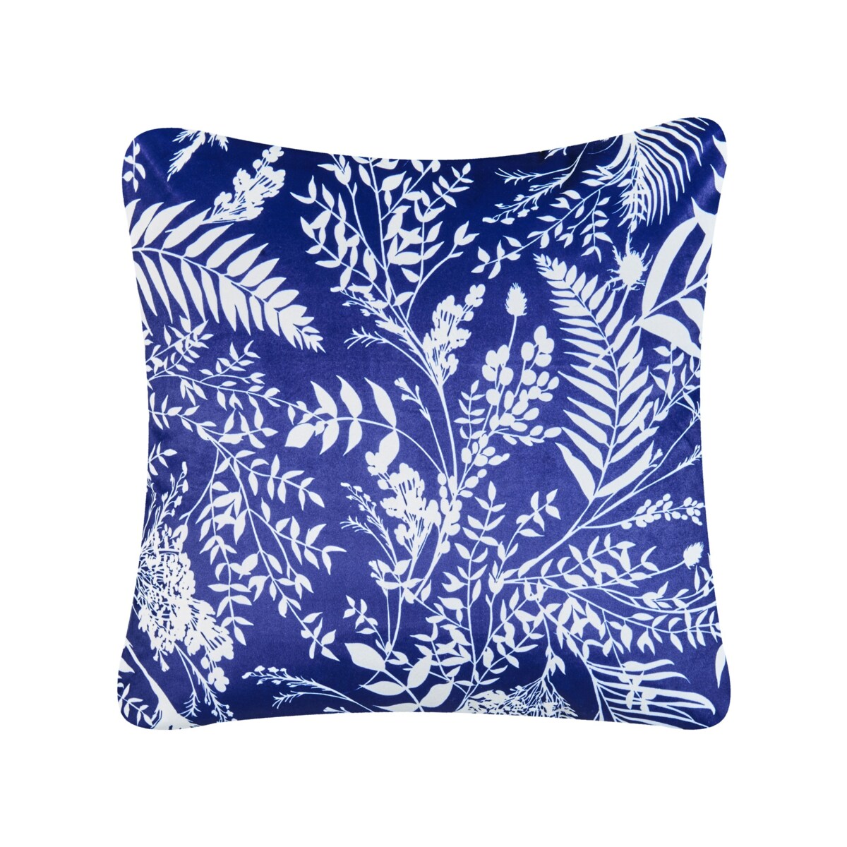 Zestaw 2 poduszek ogrodowych GLIMMER Wzór roślinny 45 x 45 cm Niebieski