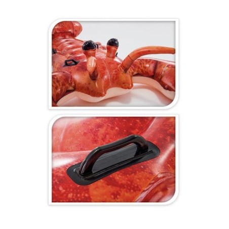 Wyspa do pływania homar, oryginalny materac dmuchany do wody