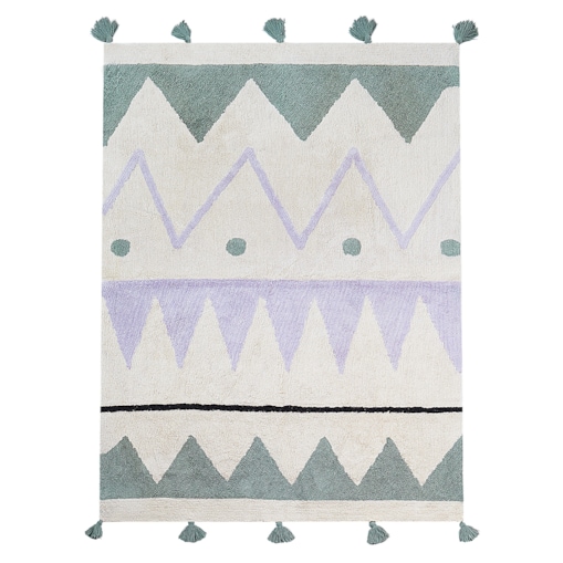 Dywan dziecięcy bawełniany 140 x 200 cm wielokolorowy ALAKOL