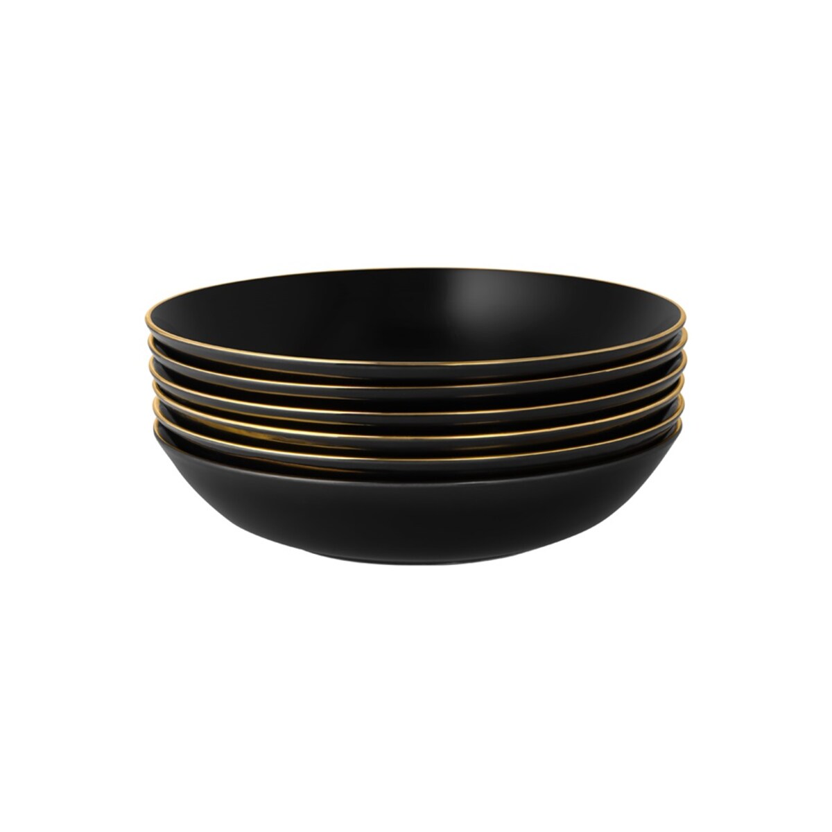 Zestaw talerzy dla 6 osób 18 el. City Złota Noc GL91