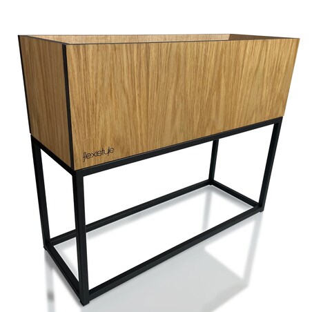 Kwietnik loftowy FIORINO dąb 62x22x50 cm