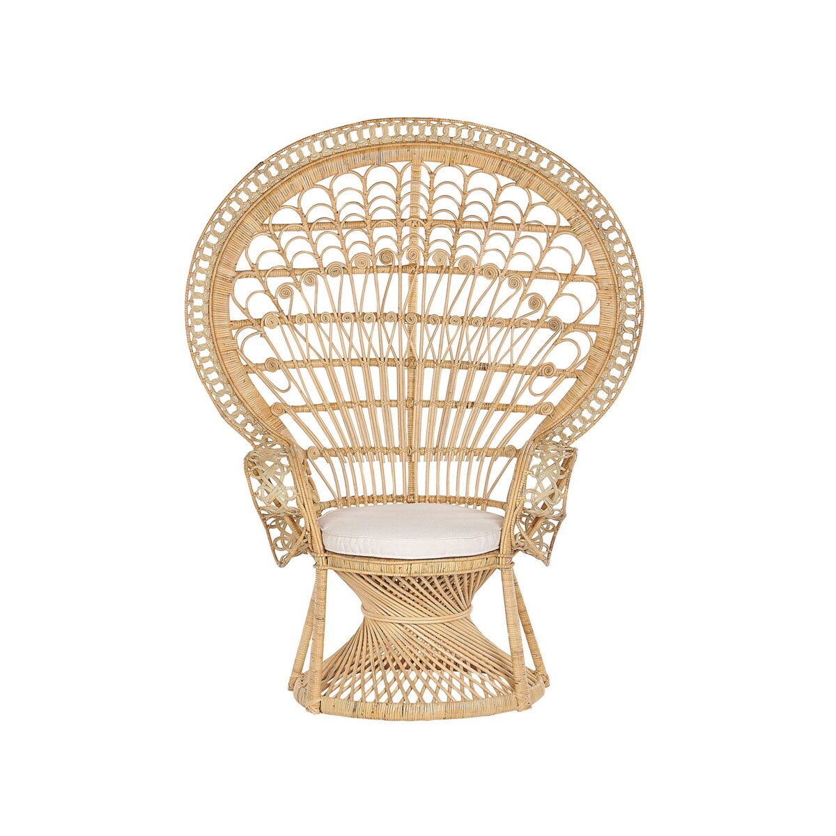 Fotel paw rattanowy naturalny EMMANUELLE