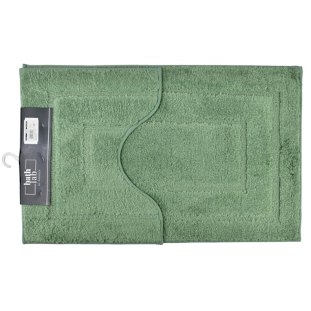 ZAC Komplet 2 Dywaników Łazienkowych 50x40/50x80cm jasny zielony