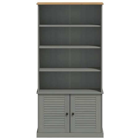 vidaXL Szafka na buty VIGO, szara, 85x35x170 cm, lita sosna