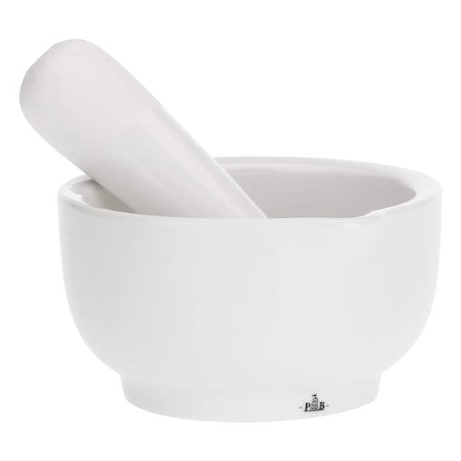 Moździerz z tłuczkiem Preparazione - Biały, 11.5 cm