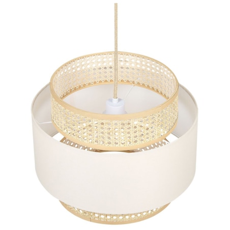 Lampa wisząca naturalna z beżowym YUMURI