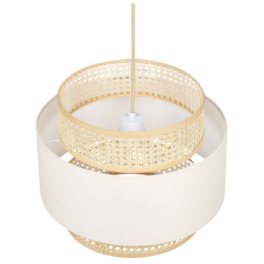 Lampa wisząca naturalna z beżowym YUMURI