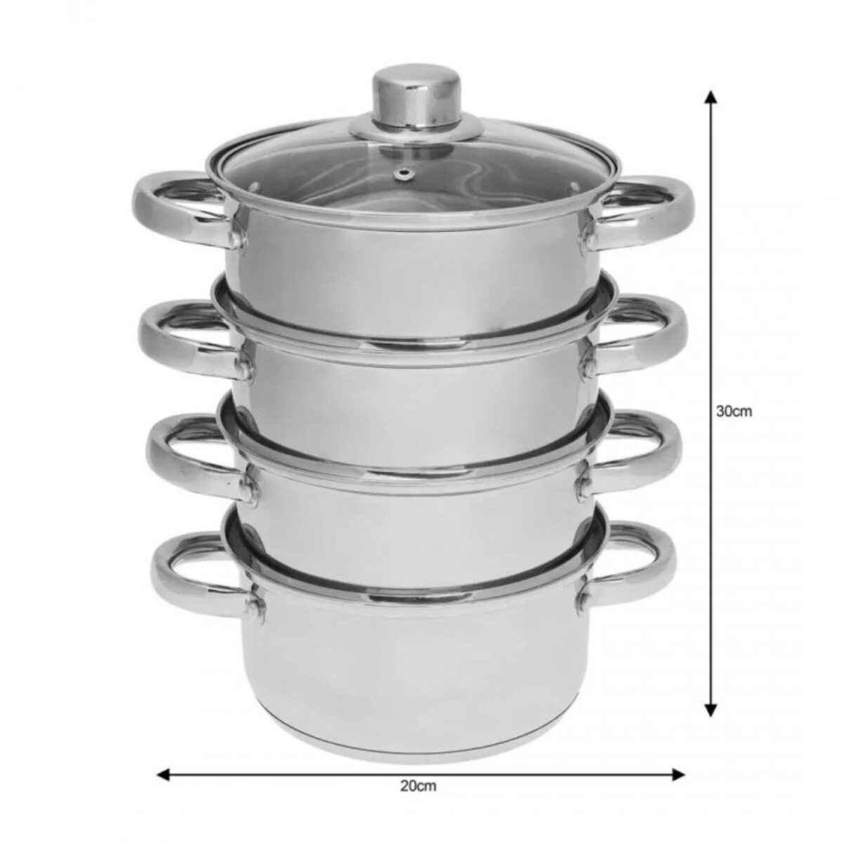 Garnek Na Parę Kinghoff 5 Elem. 18Cm Kh-3317