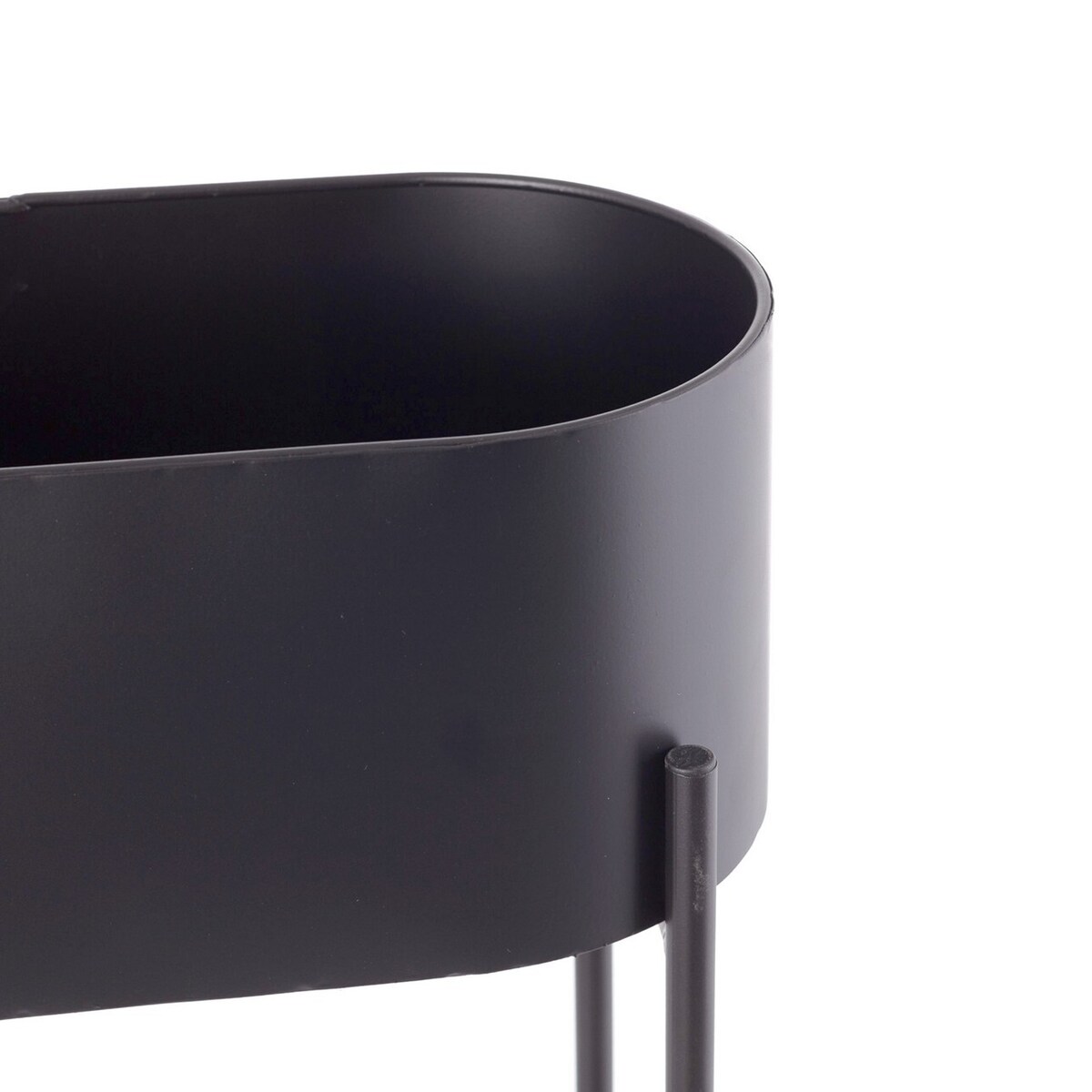 Kwietnik Valery Duo 40x19x45cm black, 40 x 19 x 45 cm