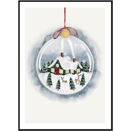 Poster Story, Plakat, Obraz - Świąteczna Bombka, wymiary 50 x 70 cm