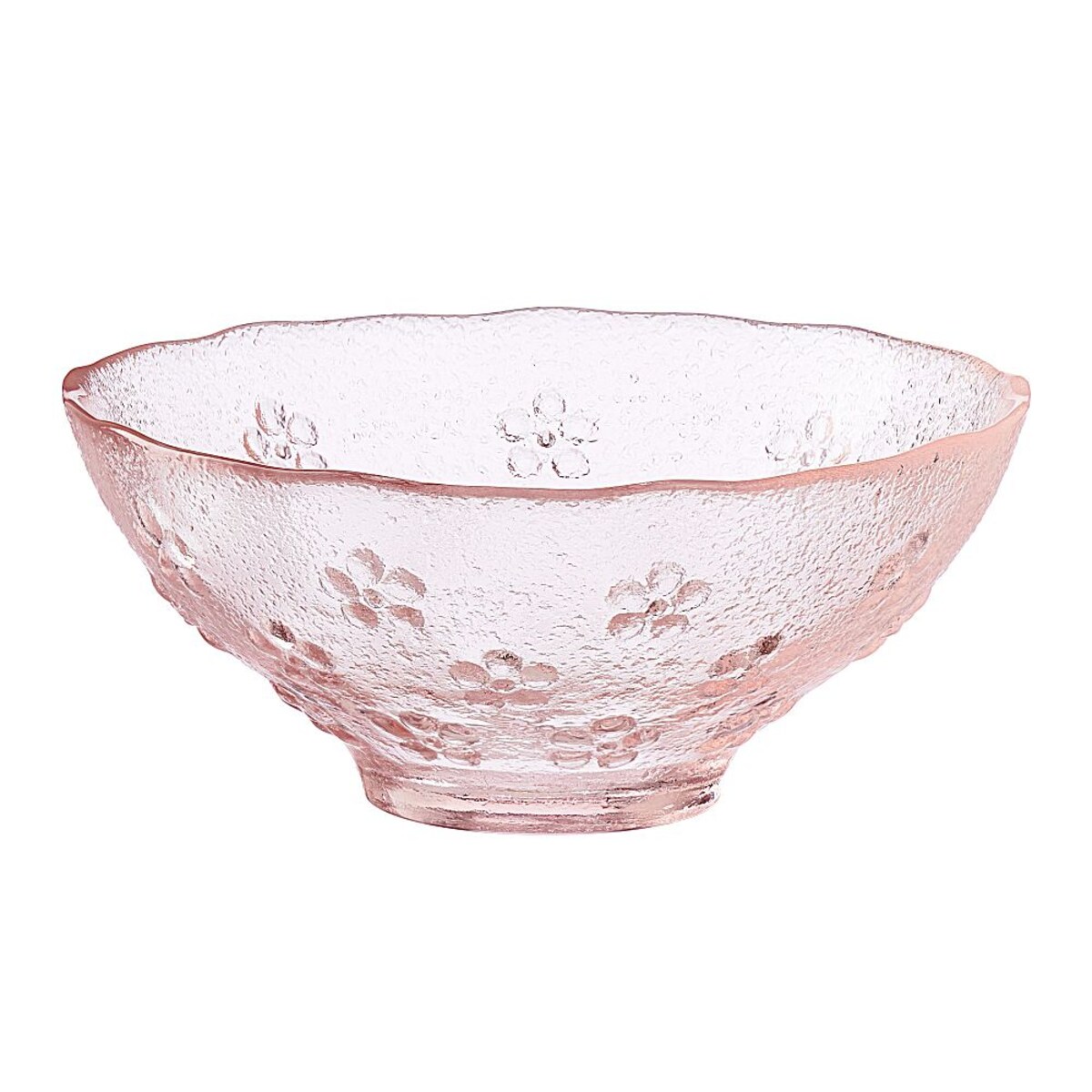 VILLA ITALIA Miseczka szklana różowa 13 cm JAZMIN