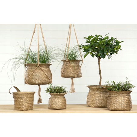 OSŁONKA WISZĄCA na doniczkę BOHO śr. 19cm