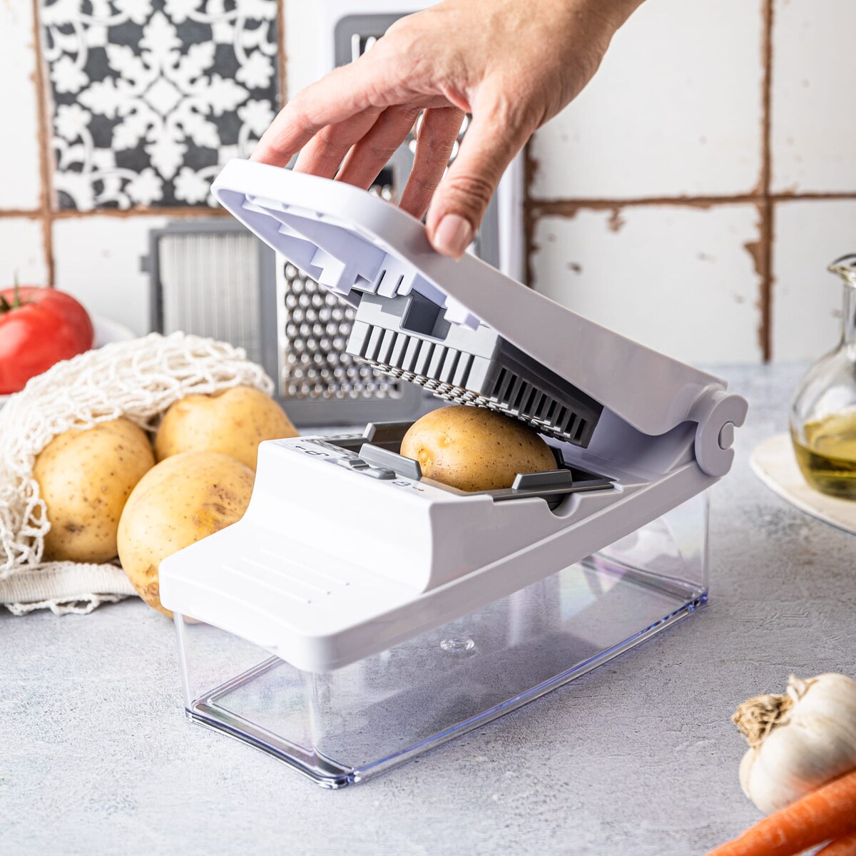 Szatkownica do warzyw z wymiennymi ostrzami KINGHOFF