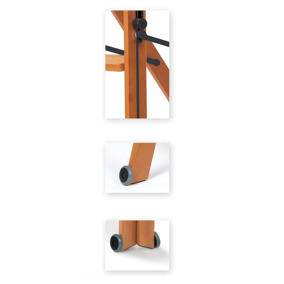 ARREDAMENTI TUSCANIA 5 Drewniana drabina - 182 x 50 cm, Brązowy