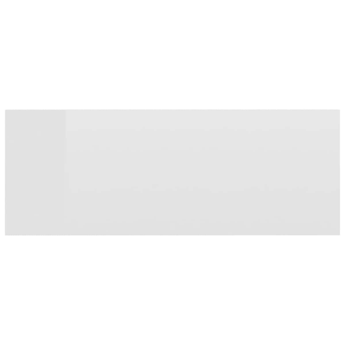 vidaXL Wiszące szafki nocne, 2 szt., białe, wysoki połysk, 40x30x15 cm