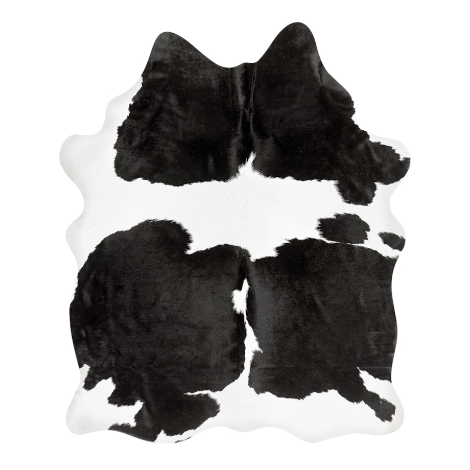 Skóra bydlęca 3-4 m² czarno-biała NASQU