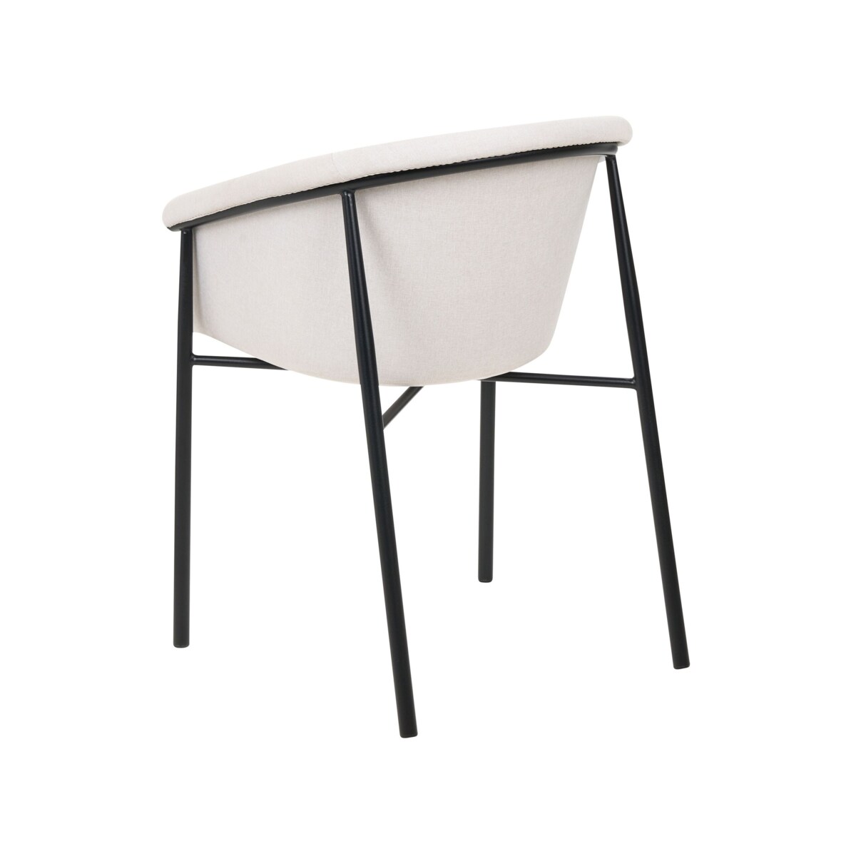 Zestaw 2 krzeseł do jadalni beżowy AMES