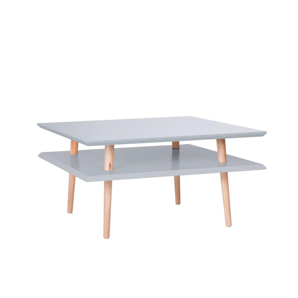 Stolik kawowy SQUARE LOW 68x68 ciemnoszary kwadratowy