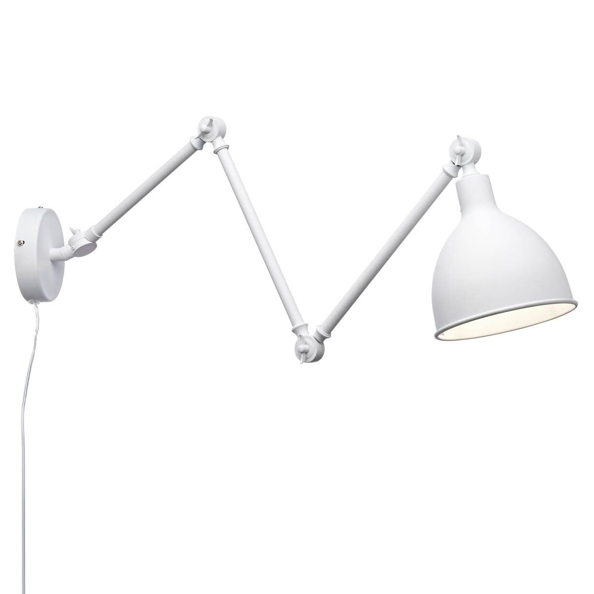 Biały kinkiet ruchomy Bazar 2827660-5007 By Rydens metalowy industrial